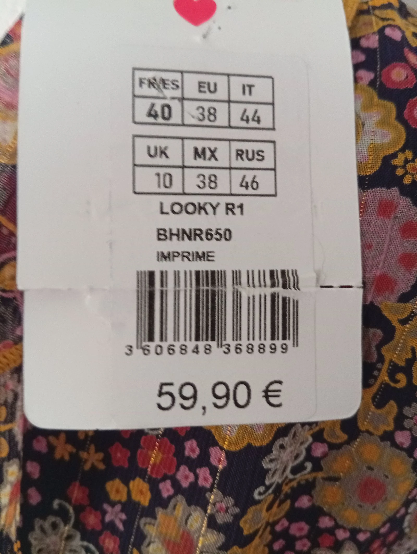 Vestido envolvente floral con hilos metálicos dorados incrustados precio de compra 59.90 euros – photo 4